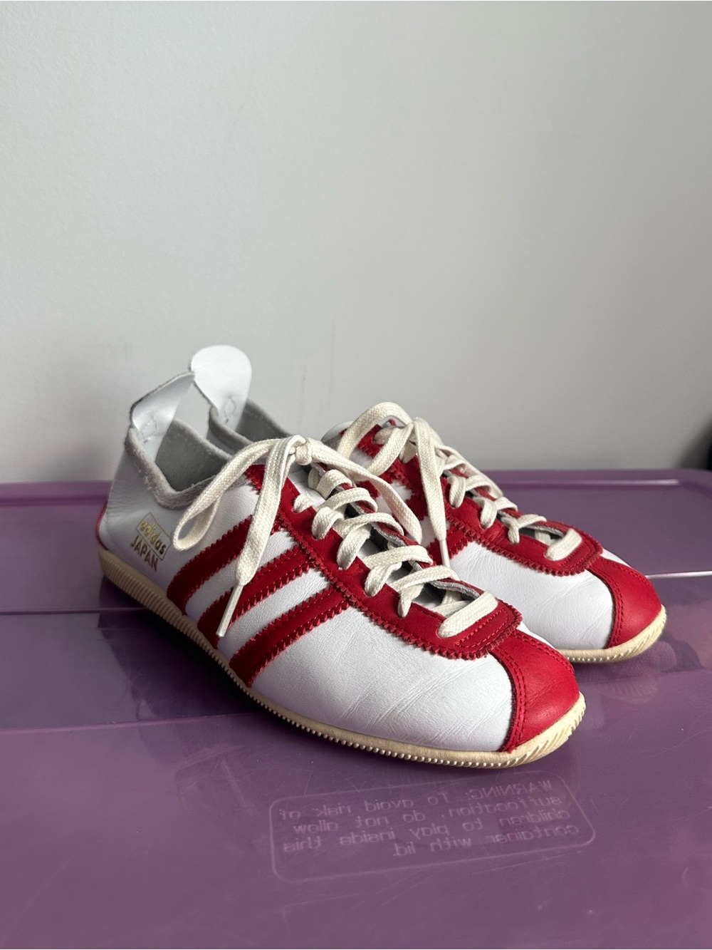 Adidas Japan Sneakers - White & Red